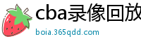 cba录像回放